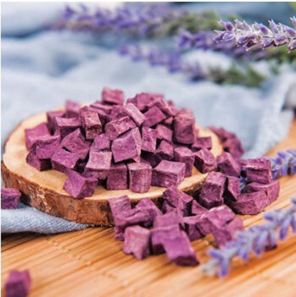 DRIED PURPLE SWEET POTATO DICE