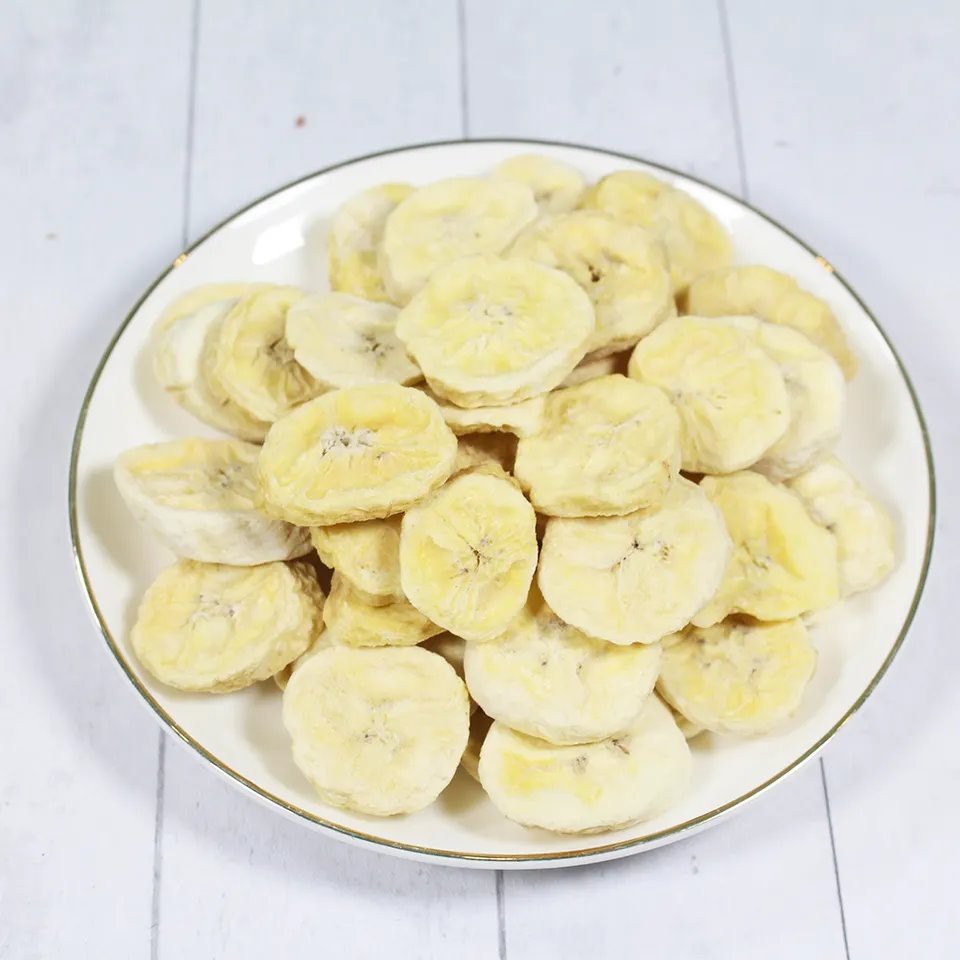 Wholesale Freeze Dried Dehydration Banana Slice 5-7mm